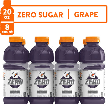 GATORADE GRAPE 20 OZ - 8 PACK